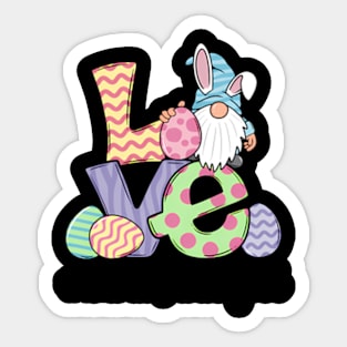 Love Easter Teacher'S Aide Gnomes Teacher Easter 2022 Sticker